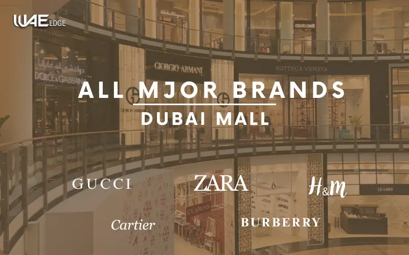 all major brands in dubai mall