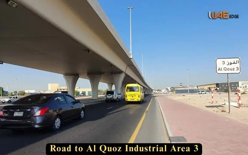 roads to Al Quoz Industrial Area 3