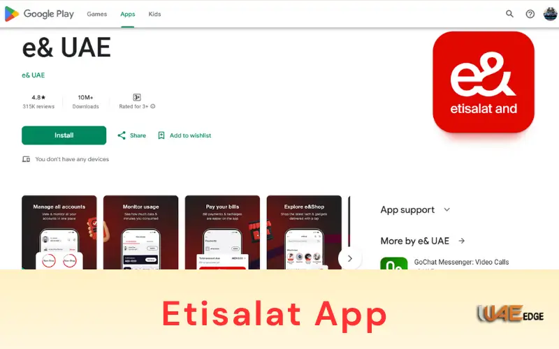 Etisalat App