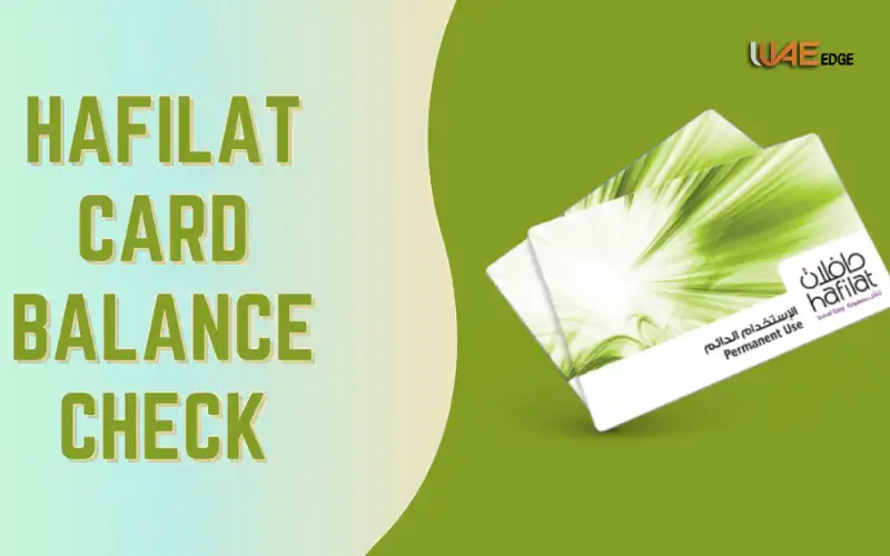 Hafilat Card Balance Check