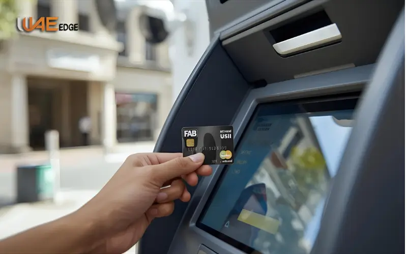 activate FAB Debit Card through ATM