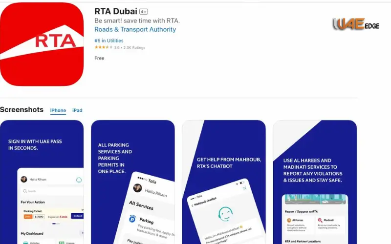 RTA app fine