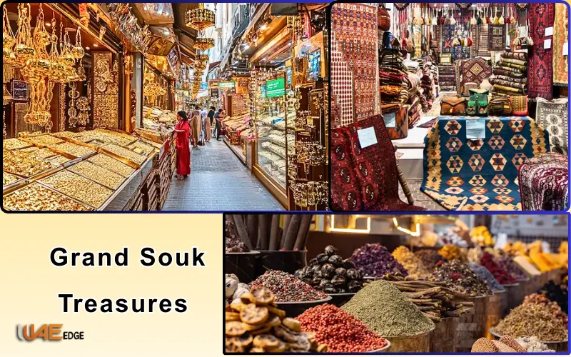 gold, spices,textile at Grand Souk Bur Dubai