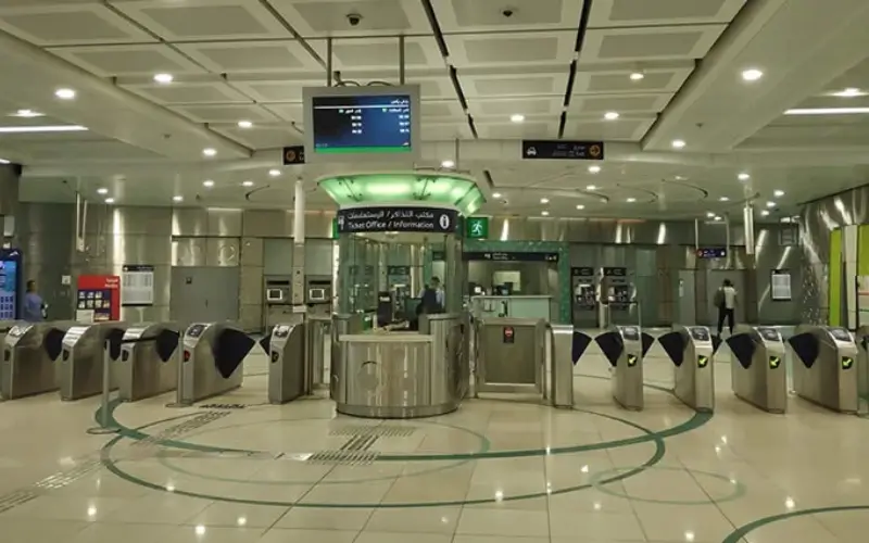 insideBaniyas Square Station Dubai Metro