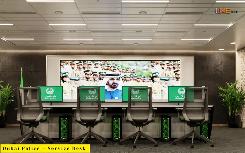 Dubai Police – Service Desk _ Interior