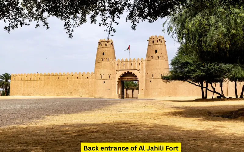 Back entrance of Al Jahili Fort