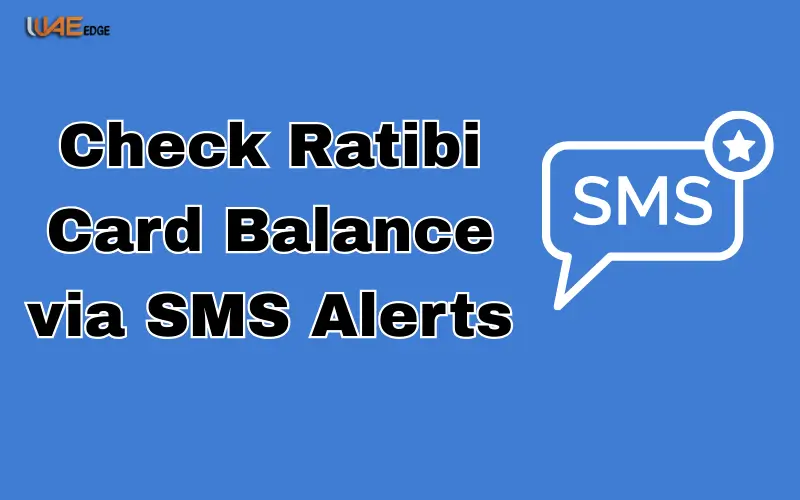 Check Ratibi Card Balance via SMS Alerts