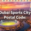 Dubai sports city postal Code