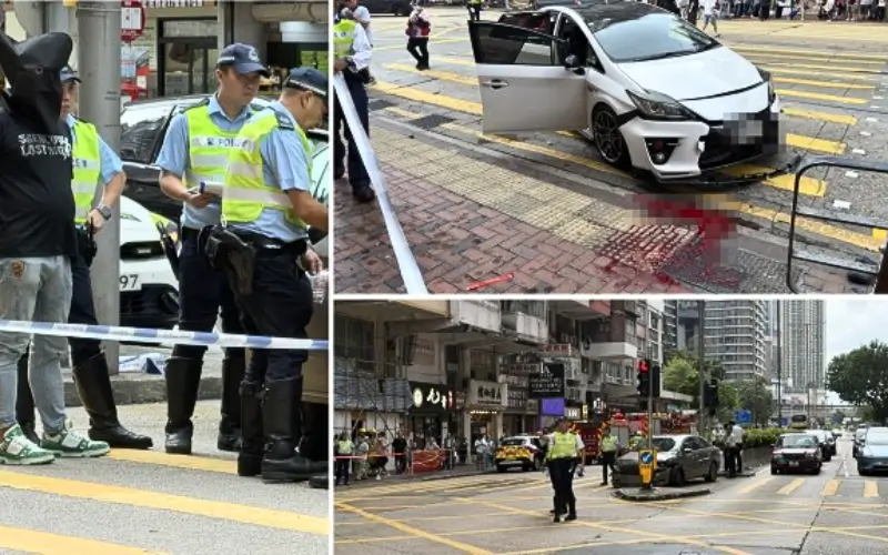 Road Accident Investigation Scene