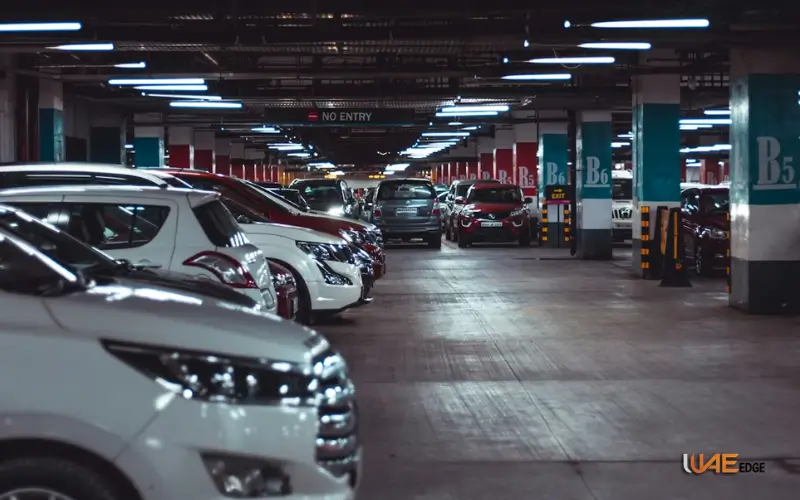 Blue waters Island Parking for cars