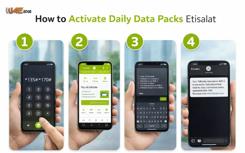 How to Activate Daily Data Packs