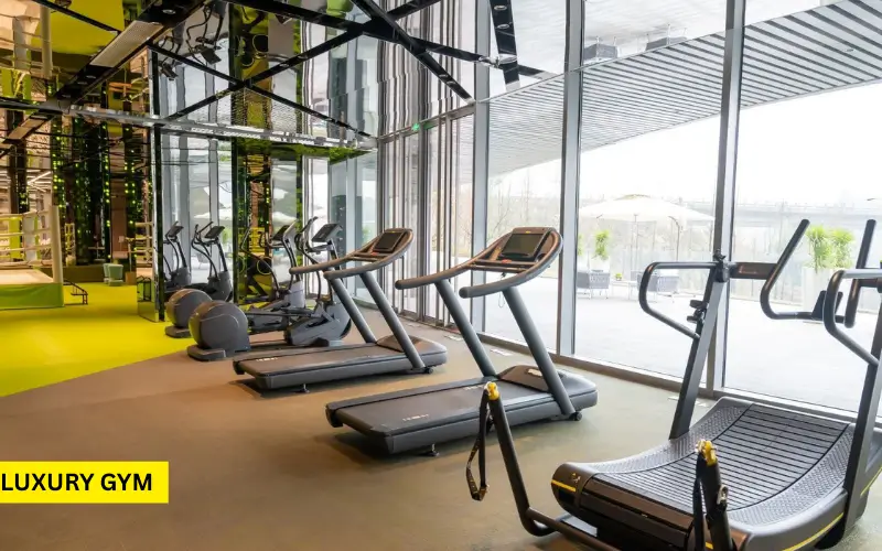 Luxury gym inside Platinum Tower