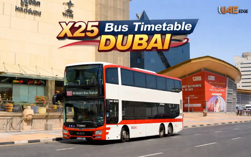 X25 Bus Timetable
