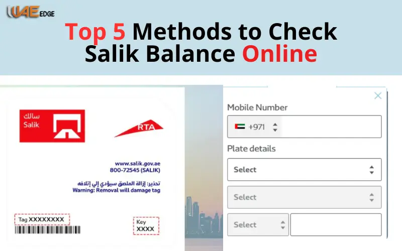 Salik balance check