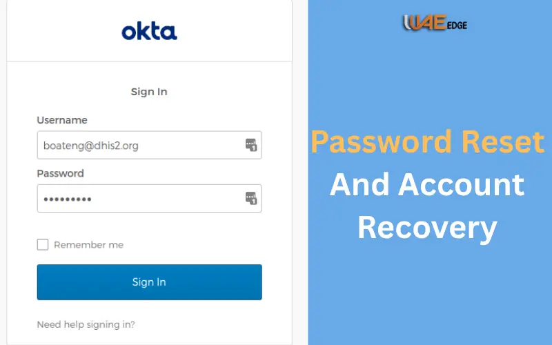 Password Reset And Account Recovery