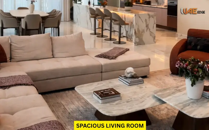 Spacious living room