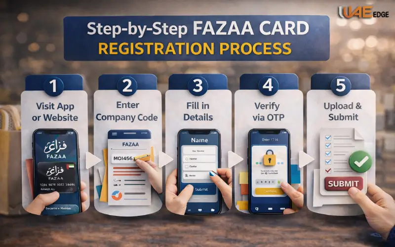 Step-by-Step Fazaa Card Registration Process