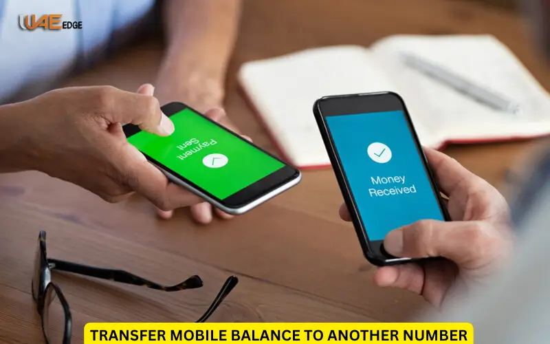 Transfer mobile balance to another number