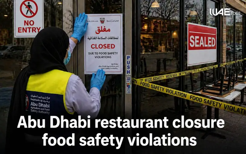 Abu Dhabi Closes Mussafah Restaurant Over Violations