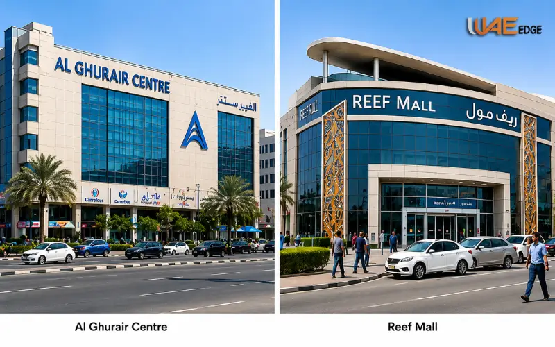 Al Ghurair Centre vs Reef Mall