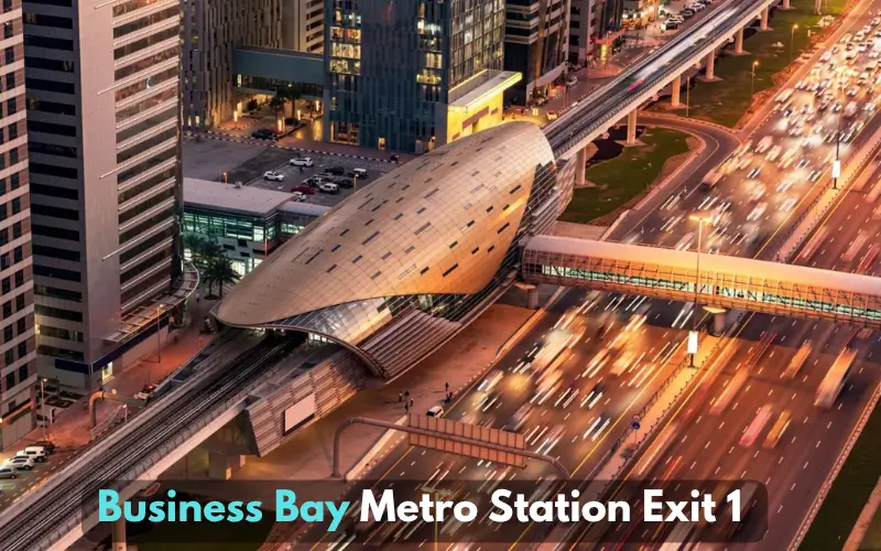 Business Bay Metro Station Exit 1