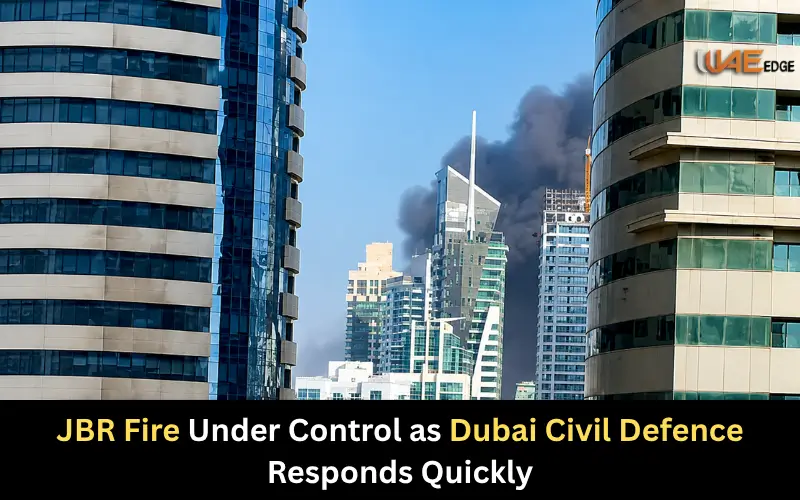 JBR Fire Under Control as Dubai Civil Defence Responds Quickly