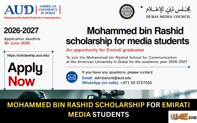 Mohammed bin Rashid Scholarship for Emirati Media Students (1)