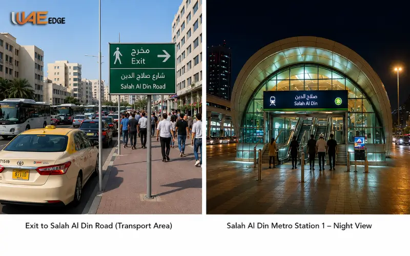 Salah Al Din Road_ Day & Night