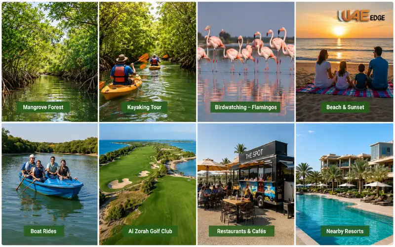 activities at Al Zorah Nature Reserve