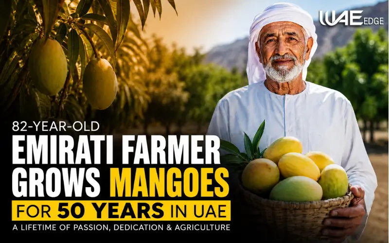 82-year-old Emirati farmer