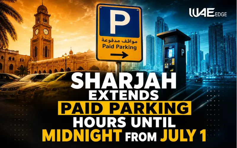 Sharjah extends paid parking hours to midnight