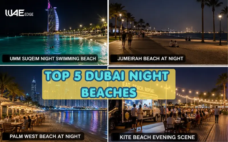 top 5 Dubai Night Beaches