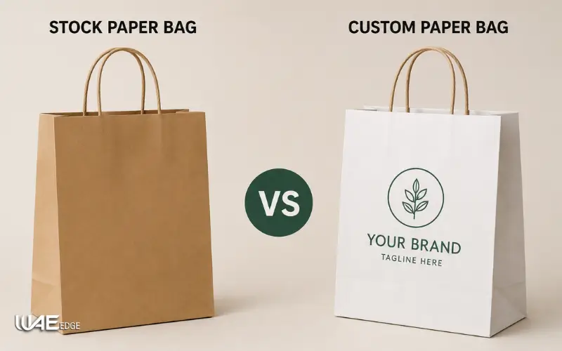 Custom Paper Bags vs Stock Bags Which Is Better