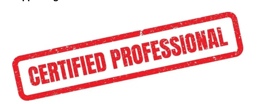 Certified Professionals