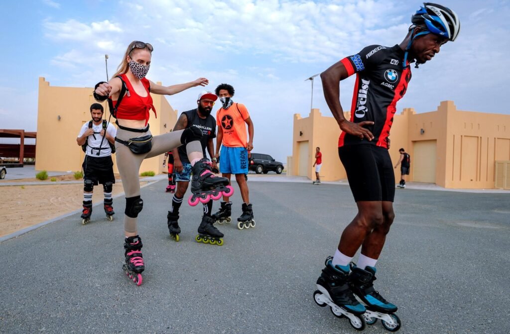 roller skating Dubai