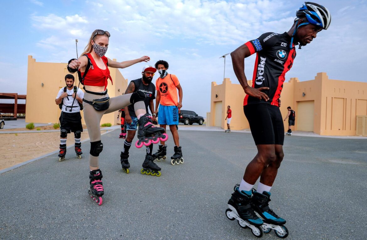 roller skating Dubai